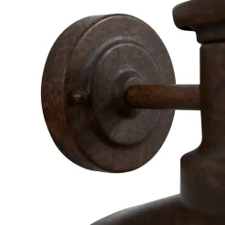 Lindby utendørs vegglampe Eloretta, rust, stål, høyde 31 cm Hot