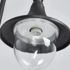 Lindby utendørs vegglampe Daphne, antikk svart, metall, E27| Terrassebelysning|Vegglamper Utendørs