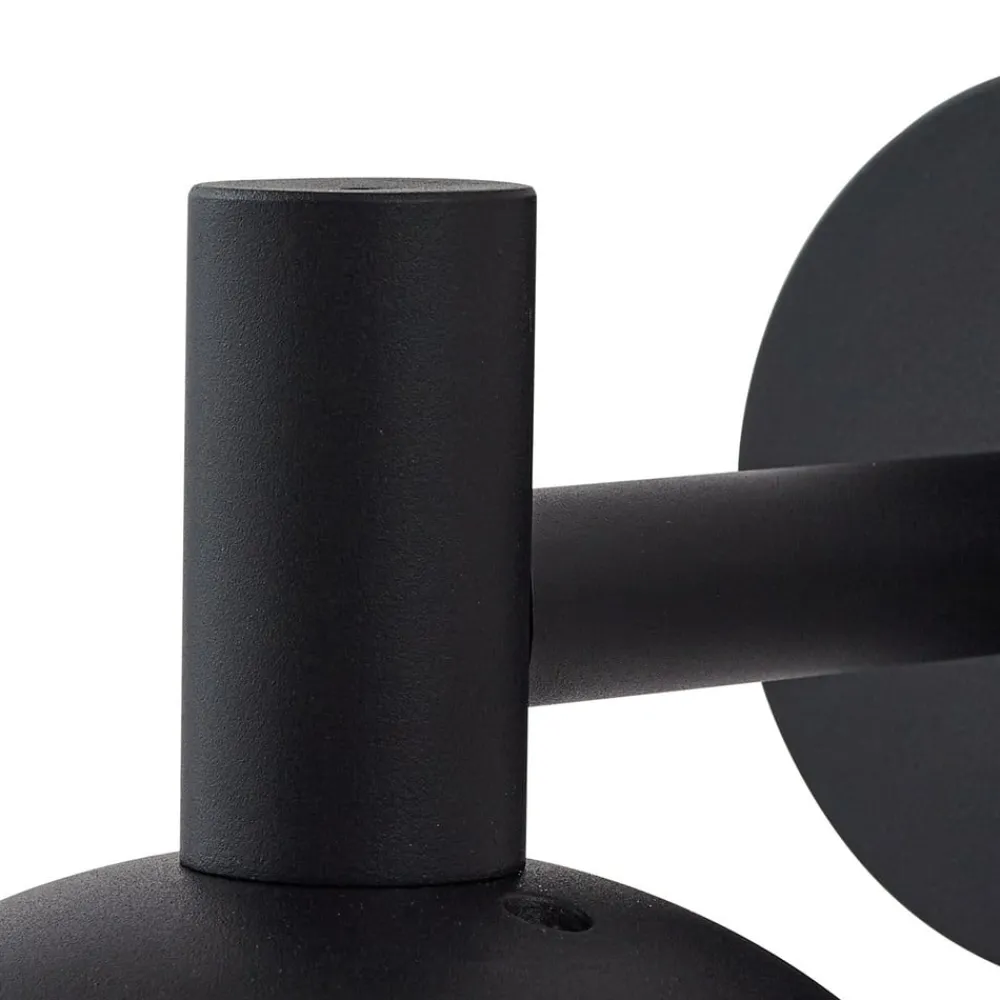 Lindby utendørs vegglampe Dangan, klart glass, Ø 20 cm| Terrassebelysning|Vegglamper Utendørs