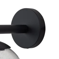 Lindby utendørs vegglampe Dangan, klart glass, Ø 20 cm| Terrassebelysning|Vegglamper Utendørs