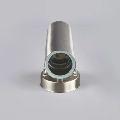 Lindby utendørs vegglampe Hakan, opp/ned, stål, IP44, GU10 Sale