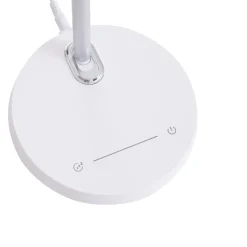 Lindby Valtorin LED-skrivebordslampe, hvit| Kontorbelysning|Bordlamper