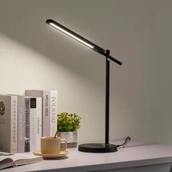 Lindby Valtorin LED-skrivebordslampe, svart Best