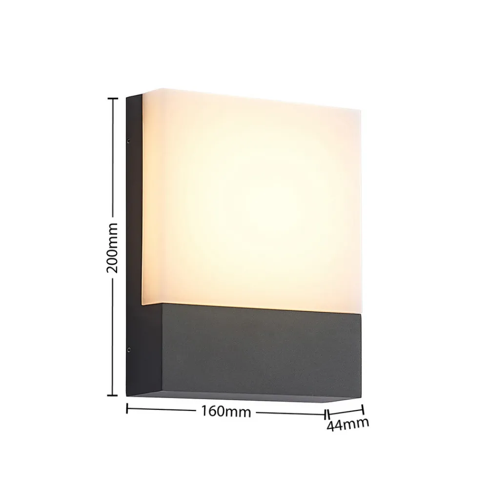 Lindby Vanira LED-vegglampe til uteområdet