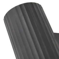 Lindby vegglampe Christa, antrasitt, betong, 25 cm, krusning| Terrassebelysning|Vegglamper Utendørs