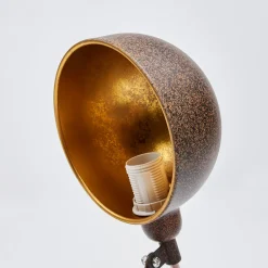 Lindby vegglampe Curtis, rustfarget, justerbar, 57 cm, E14 Online