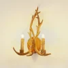 Lindby vegglampe Fibi, brun, gevir, 2 lyskilder, E14 Online