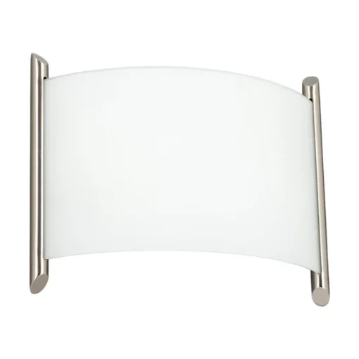 Lindby vegglampe Filippa, 31 cm, nikkel, glass, E27 Outlet