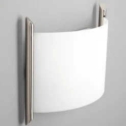 Lindby vegglampe Filippa, 31 cm, nikkel, glass, E27 Outlet