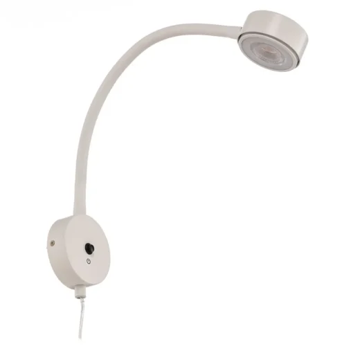 Lindby vegglampe Jyla, hvit, 4000 K, GX53, fleksibel arm| Kontorbelysning|Led-Innendørs