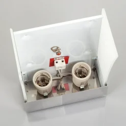 Lindby vegglampe Malthe, høyde 27 cm, krom, glass, metall| Design- Og Hotellbelysning|Vegglamper