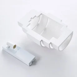 Lindby vegglampe Marit, høyde 30 cm, hvit, gips, E14| Design- Og Hotellbelysning