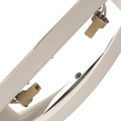 Lindby vegglampe Naike, hvit, gips, høyde 15 cm| Design- Og Hotellbelysning|Vegglamper