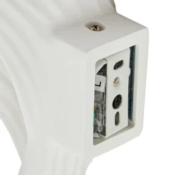 Lindby vegglampe Ornela, hvit, gips, høyde 29,5 cm| Vegglamper