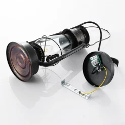 Lindby vegglampe Raisa, rustfarget, metall, lykt, E14| Design- Og Hotellbelysning|Vegglamper