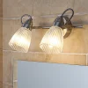 Lindby vegglampe til bad Kara, 31 cm, 2 lyskilder, glass, IP44, G9| Design- Og Hotellbelysning|Spotter I Tak