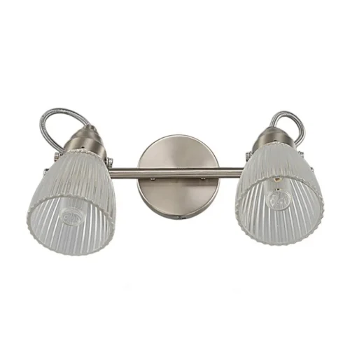 Lindby vegglampe til bad Kara, 31 cm, 2 lyskilder, glass, IP44, G9| Design- Og Hotellbelysning|Spotter I Tak