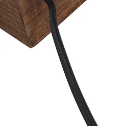 Lindby vegglampe Vatana, tre, støpsel, USB-port, 80 cm| Vegglamper