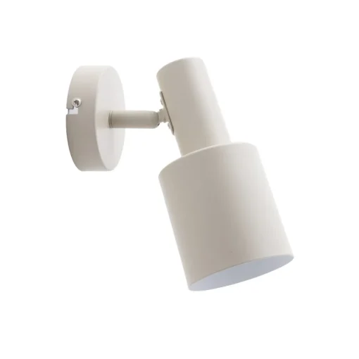 Lindby veggspot Ovelia, beige, metall, E27 Online