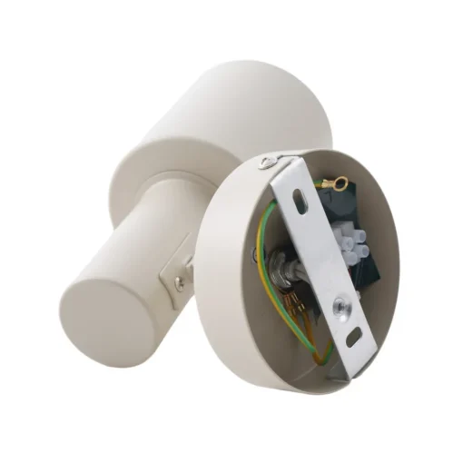 Lindby veggspot Ovelia, beige, metall, E27 Online