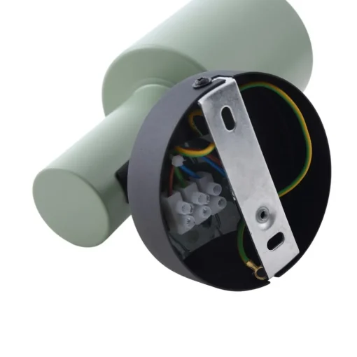 Lindby veggspot Ovelia, grønn/svart, metall, E27| Vegglamper