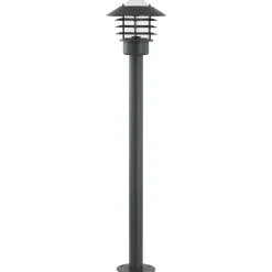 Lindby veilampe Belmiro, jern, 100 cm høy, E27, svart Hot