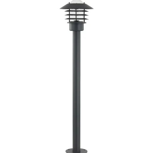 Lindby veilampe Belmiro, jern, 100 cm høy, E27, svart Hot