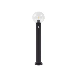 Lindby veilampe Dangan, klar, 90 cm, glass, sensor| Gatebelysning Med Sensor|Utebelysning Med Sensor