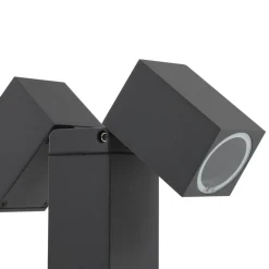 Lindby veilampe Othil, 2 lyskilder, 80 cm, antrasitt, metall| Gatebelysning, Pullert Belysning