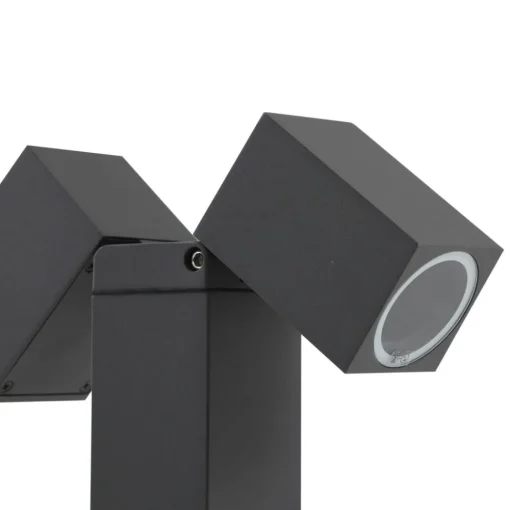 Lindby veilampe Othil, 2 lyskilder, 80 cm, antrasitt, metall| Gatebelysning, Pullert Belysning