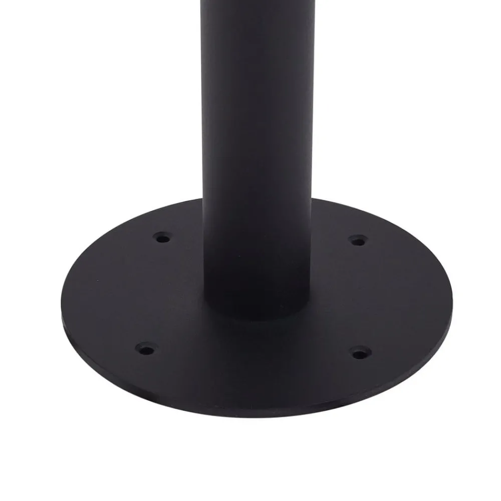 Lindby veilampe Zayn, svart, glass, høyde 109 cm, IP65| Gatebelysning Med Sensor|Terrassebelysning