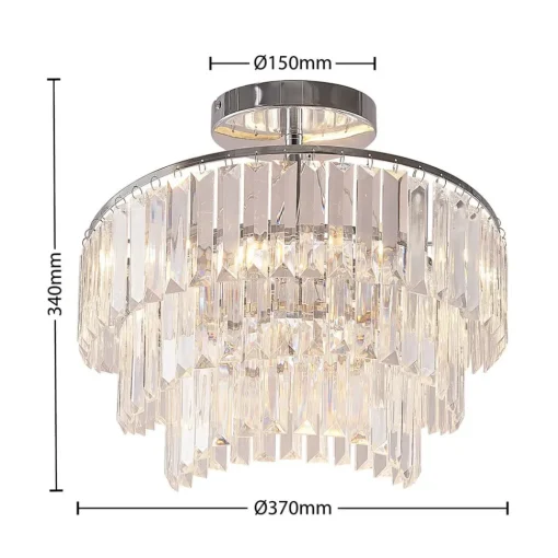 Lindby Volina taklampe| Design- Og Hotellbelysning|Taklamper