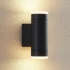 Lindby Yelina utendørs vegglampe fatning oppe/nede| Vegglamper Utendørs