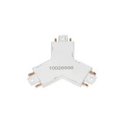 Lindby Y-kontakt Lumaro, hvit, 7,85 cm, plast| Skinnesystem