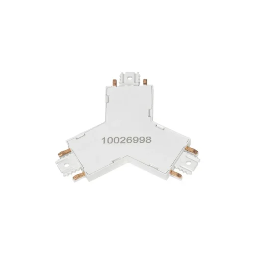 Lindby Y-kontakt Lumaro, hvit, 7,85 cm, plast| Skinnesystem