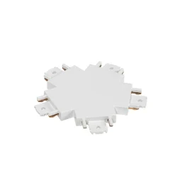 Lindby -kontakt Lumaro, 5-veis, hvit, plast| Skinnesystem