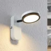 Lindby -spot Vesim, hvit, 1-lys, 15 cm høy, jern Online