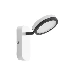 Lindby -spot Vesim, hvit, 1-lys, 15 cm høy, jern Online