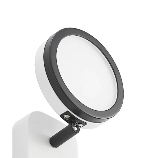 Lindby -spot Vesim, hvit, 1-lys, 15 cm høy, jern Online