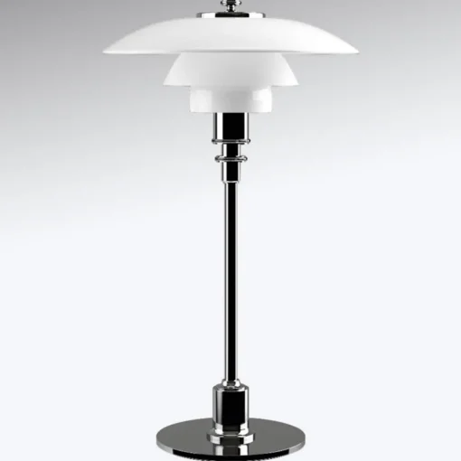 Louis Poulsen PH 2/1 bordlampe forkrommet høylans Sale