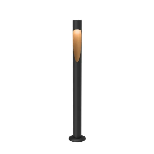 Louis Poulsen veilampe Flindt, 930 svart 70 cm sokkel 24 V| Gatebelysning, Pullert Belysning