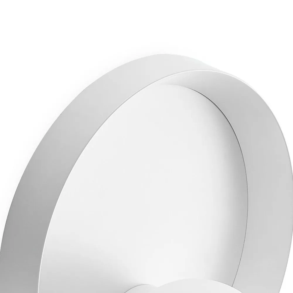 Lucande Andelina vegglampe, rund, hvit| Vegglamper