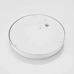 Lucande Andelina vegglampe, rund, hvit| Vegglamper