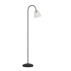 Lucande Anjita gulvlampe, glasskjerm Sale