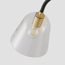 Lucande Anjita gulvlampe, glasskjerm Sale