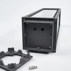 Lucande Annalea sokkellampe, 50 cm, antrasitt, IP54 Clearance