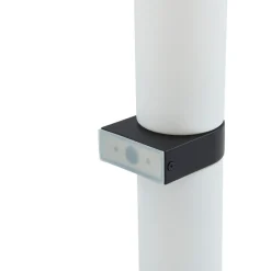Lucande Basolo vegglampe til bad, svart, høyde 31,5 cm, glass| Vegglamper
