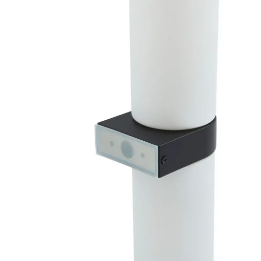 Lucande Basolo vegglampe til bad, svart, høyde 31,5 cm, glass| Vegglamper