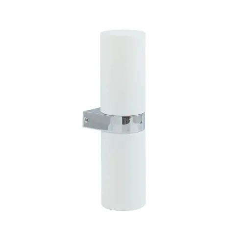 Lucande Basolo vegglampe til bad, krom, høyde 31,5 cm, glass, IP44 New