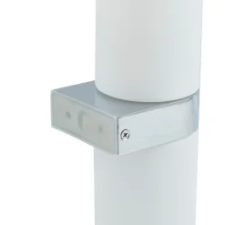 Lucande Basolo vegglampe til bad, krom, høyde 31,5 cm, glass, IP44 New